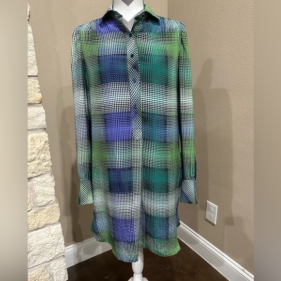 BCBG Maxazria dot patterned dress - Picture 1 of 6